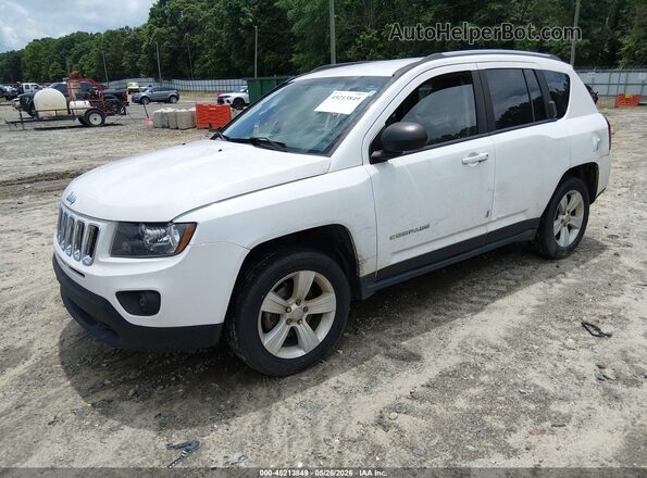 1C4NJCBA4HD123976 2017 JEEP COMPASS White Przód lewy