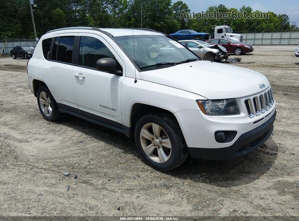 1C4NJCBA4HD123976 2017 JEEP COMPASS White Przód prawy