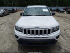 2017 Jeep Compass Sport Fwd White vin: 1C4NJCBA4HD123976
