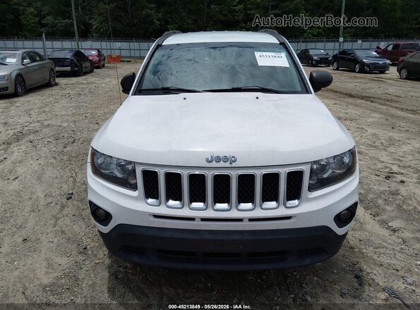 1C4NJCBA4HD123976 2017 JEEP COMPASS White Widok z przodu