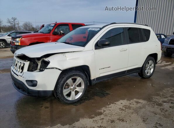 1C4NJCBA6GD524640 2016 JEEP COMPASS Белый Передняя левая четверть