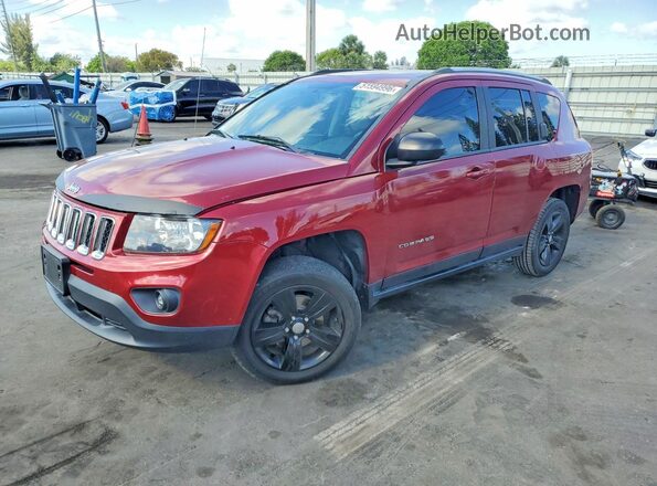 1C4NJCBA6HD147745 2017 JEEP COMPASS Красный Передняя левая четверть