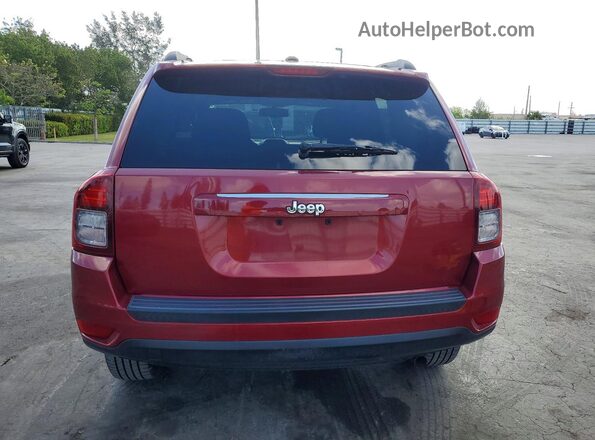 1C4NJCBA6HD147745 2017 JEEP COMPASS Красный Вид сзади