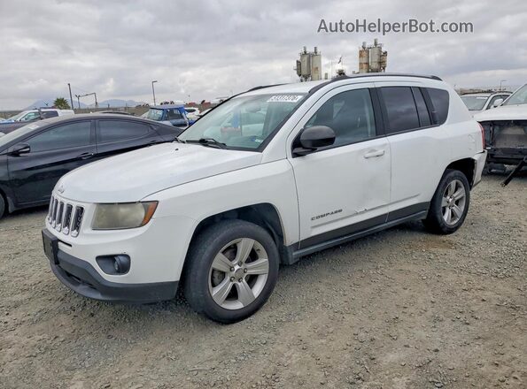 1C4NJCBA7GD665197 2016 JEEP COMPASS White Vista tres cuartos delantera izquierda