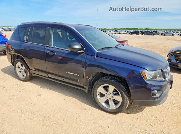 1C4NJCBA9GD568437 2016 JEEP COMPASS Blue Delantero derecho