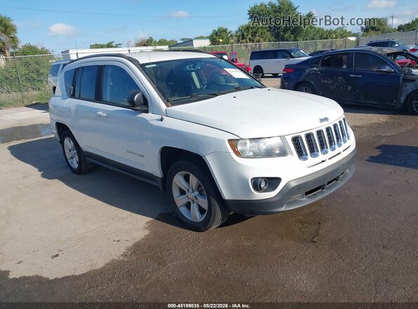 1C4NJCBA9GD675553 2016 JEEP COMPASS Белый Передняя правая четверть