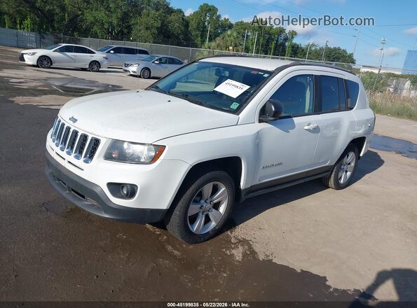 1C4NJCBA9GD675553 2016 JEEP COMPASS Белый Передняя левая четверть