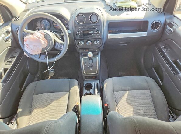 1C4NJCBAXHD147649 2017 JEEP COMPASS White წინა პანელის ხედი