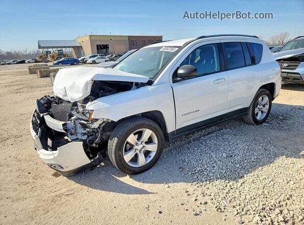 1C4NJCBAXHD147649 2017 JEEP COMPASS White წინა მარცხენა ხედი სამი მეოთხედიდან