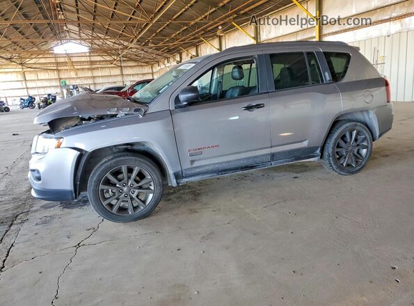 1C4NJCBB3GD710970 2016 JEEP COMPASS Серый Передняя левая четверть