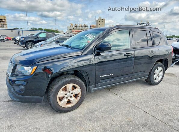 1C4NJCEA1HD114955 2017 JEEP COMPASS Черный Передняя левая четверть