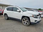 2017 Jeep Compass Latitude White vin: 1C4NJCEA3HD118098