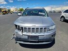 2016 Jeep Compass Latitude Silver vin: 1C4NJCEA5GD735520