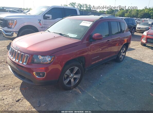 1C4NJCEA6GD804781 2016 JEEP COMPASS Burgundy Przód lewy