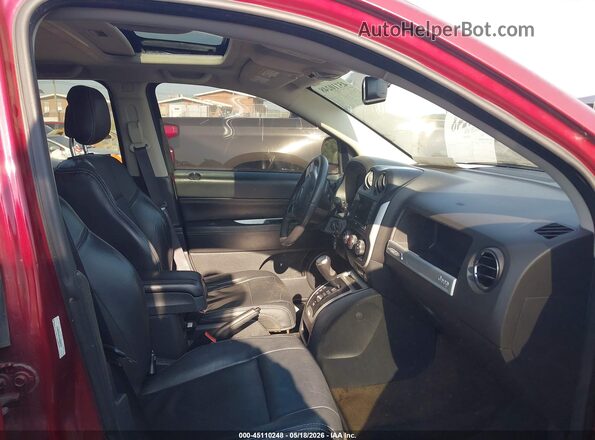1C4NJCEA6GD804781 2016 JEEP COMPASS Burgundy Widok wnętrza z przodu