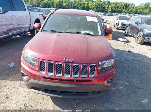 1C4NJCEA6GD804781 2016 JEEP COMPASS Burgundy Widok z przodu