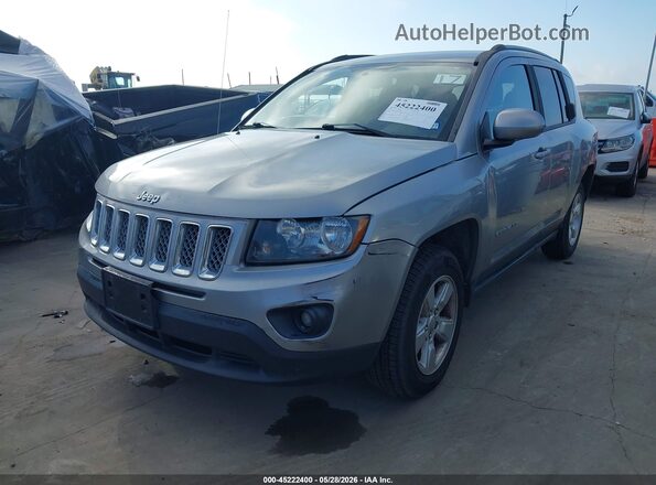 1C4NJCEA8GD773551 2016 JEEP COMPASS Серебряный Передняя левая четверть