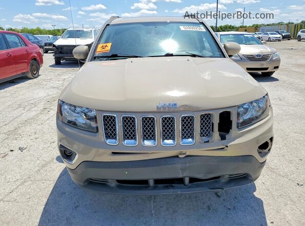 1C4NJCEA9GD785059 2016 JEEP COMPASS Бежевый Вид спереди