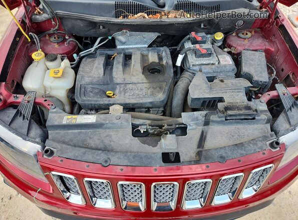 1C4NJCEB3HD189634 2017 JEEP COMPASS Красный Вид подкапотного пространства