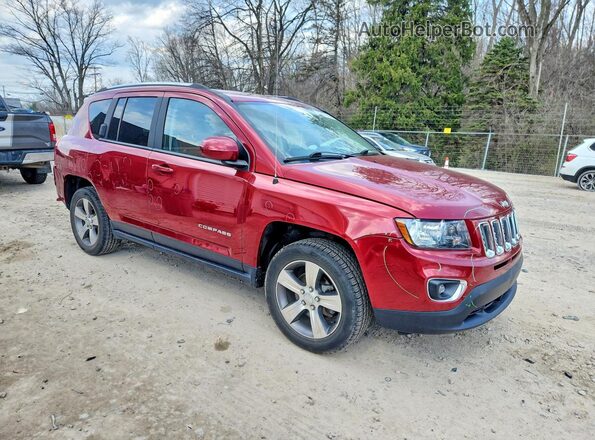 1C4NJCEB3HD189634 2017 JEEP COMPASS Красный Передняя правая четверть