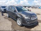 2016 Jeep Compass Latitude Gray vin: 1C4NJCEB6GD620661