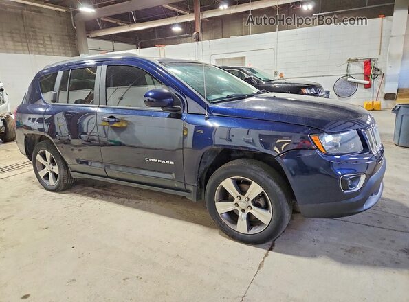 1C4NJCEB9HD185894 2017 JEEP COMPASS Синий Передняя правая четверть
