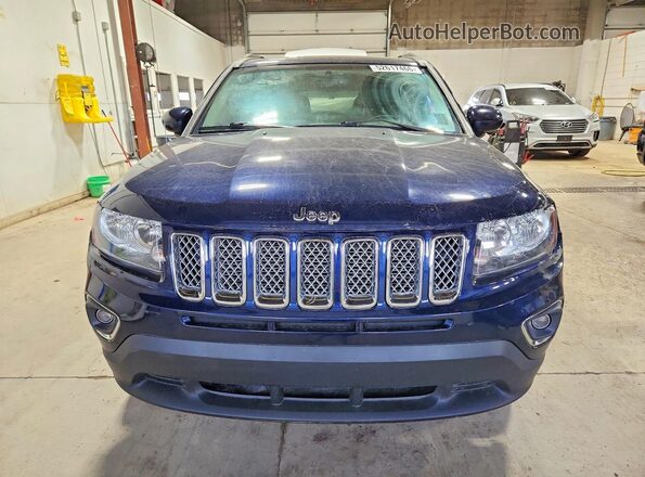 1C4NJCEB9HD185894 2017 JEEP COMPASS Синий Вид спереди