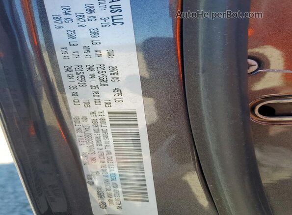 1C4NJDBB0GD707479 2016 JEEP COMPASS Gray Вид наклейки з VIN-кодом