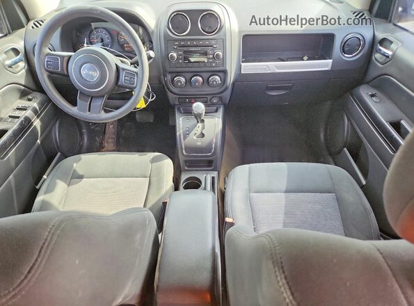 1C4NJDBB1HD144489 2017 JEEP COMPASS Black Dashboard view