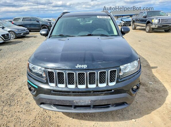 1C4NJDBB1HD144489 2017 JEEP COMPASS Black Front view