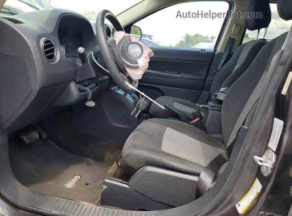 1C4NJDBB4GD500870 2016 JEEP COMPASS Black Widok wnętrza z przodu