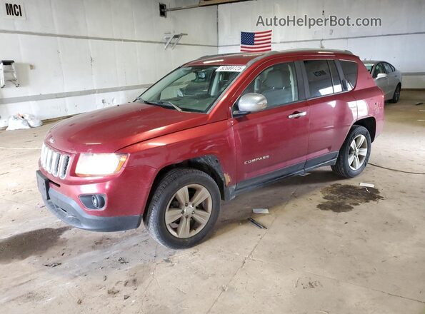 1C4NJDBB4GD687107 2016 JEEP COMPASS Red Front left