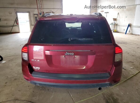 1C4NJDBB4GD687107 2016 JEEP COMPASS Red Rear view