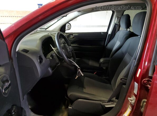 1C4NJDBB4GD687107 2016 JEEP COMPASS Red Front interior view