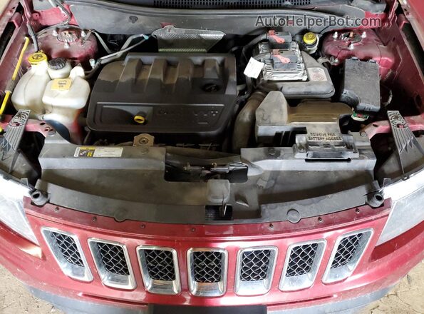 1C4NJDBB4GD687107 2016 JEEP COMPASS Red Engine compartment view