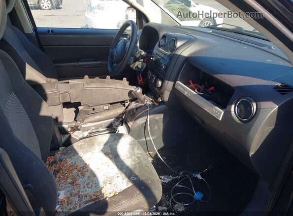 1C4NJDBB4HD104729 2017 JEEP COMPASS Черный Вид салона спереди