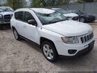 2017 Jeep Compass Sport 4x4 White vin: 1C4NJDBB4HD142798