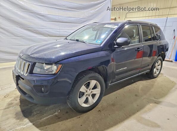 1C4NJDBB5GD756869 2016 JEEP COMPASS Blue Առջևի ձախ երեք քառորդ տեսարան