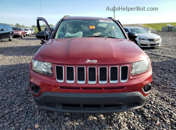 1C4NJDBB5GD779259 2016 JEEP COMPASS Red Вид спереду