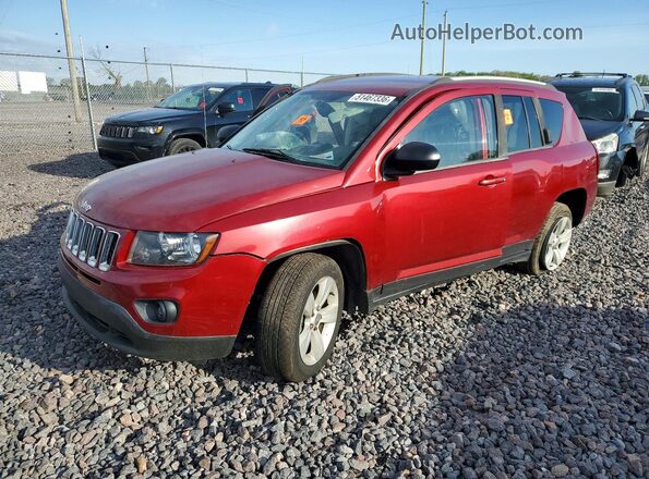 1C4NJDBB5GD779259 2016 JEEP COMPASS Red Передня ліва чверть