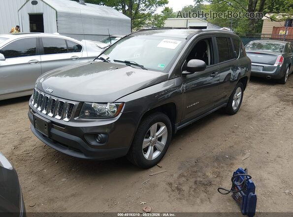 1C4NJDBB5GD797146 2016 JEEP COMPASS Gray Передня ліва чверть