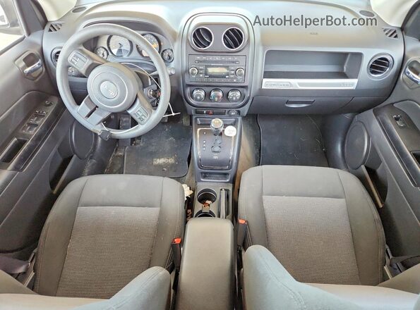 1C4NJDBB5HD104948 2017 JEEP COMPASS Black წინა პანელის ხედი