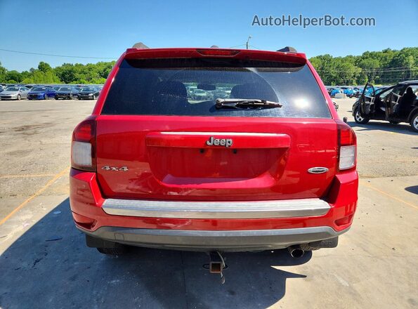 1C4NJDBB6GD804556 2016 JEEP COMPASS Red Vista trasera