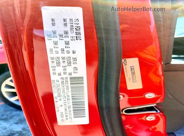 1C4NJDBB6GD804556 2016 JEEP COMPASS Red Vista de la etiqueta del VIN