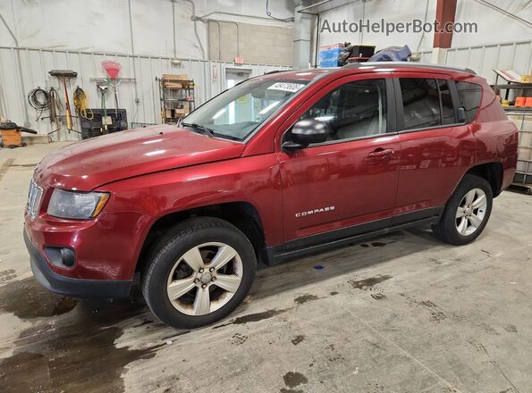 1C4NJDBB7GD520806 2016 JEEP COMPASS Burgundy Przód lewy