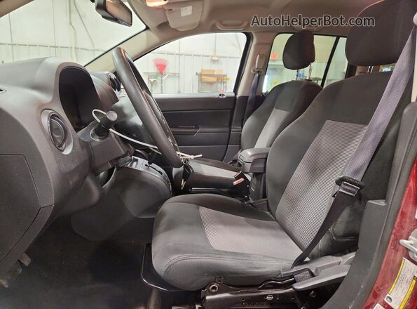 1C4NJDBB7GD520806 2016 JEEP COMPASS Burgundy Widok wnętrza z przodu