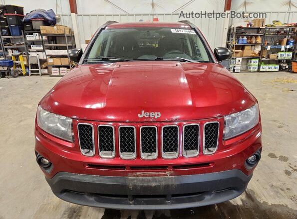 1C4NJDBB7GD520806 2016 JEEP COMPASS Burgundy Widok z przodu
