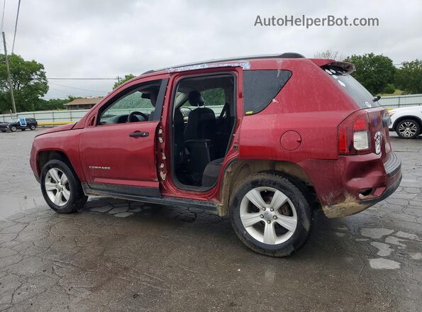 1C4NJDBB7GD535743 2016 JEEP COMPASS Red Rear left
