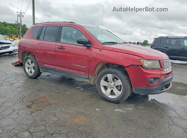 1C4NJDBB7GD535743 2016 JEEP COMPASS Red Front right