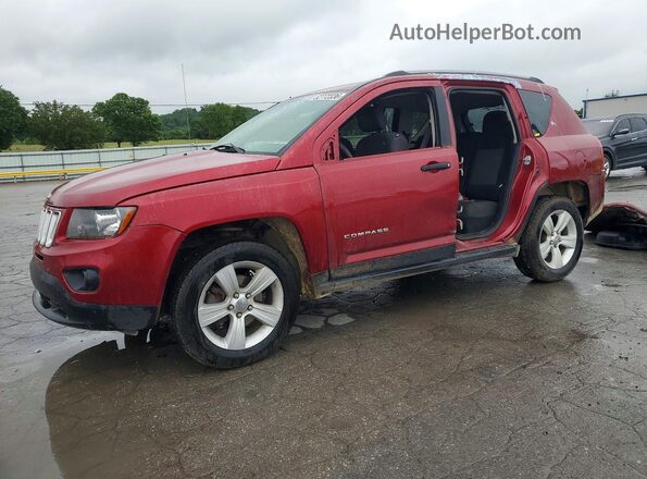 1C4NJDBB7GD535743 2016 JEEP COMPASS Red Front left